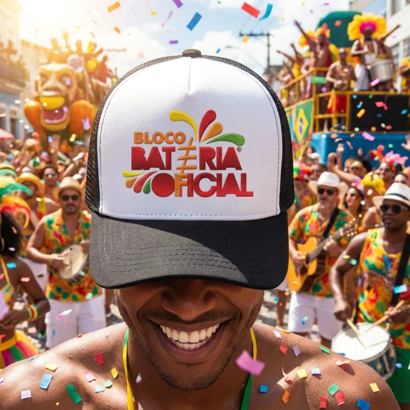 Boné Bloco Bateria Oficial