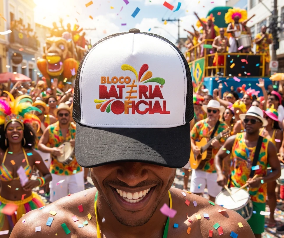 Boné Bloco Bateria Oficial